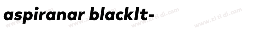 aspiranar blackIt字体转换
